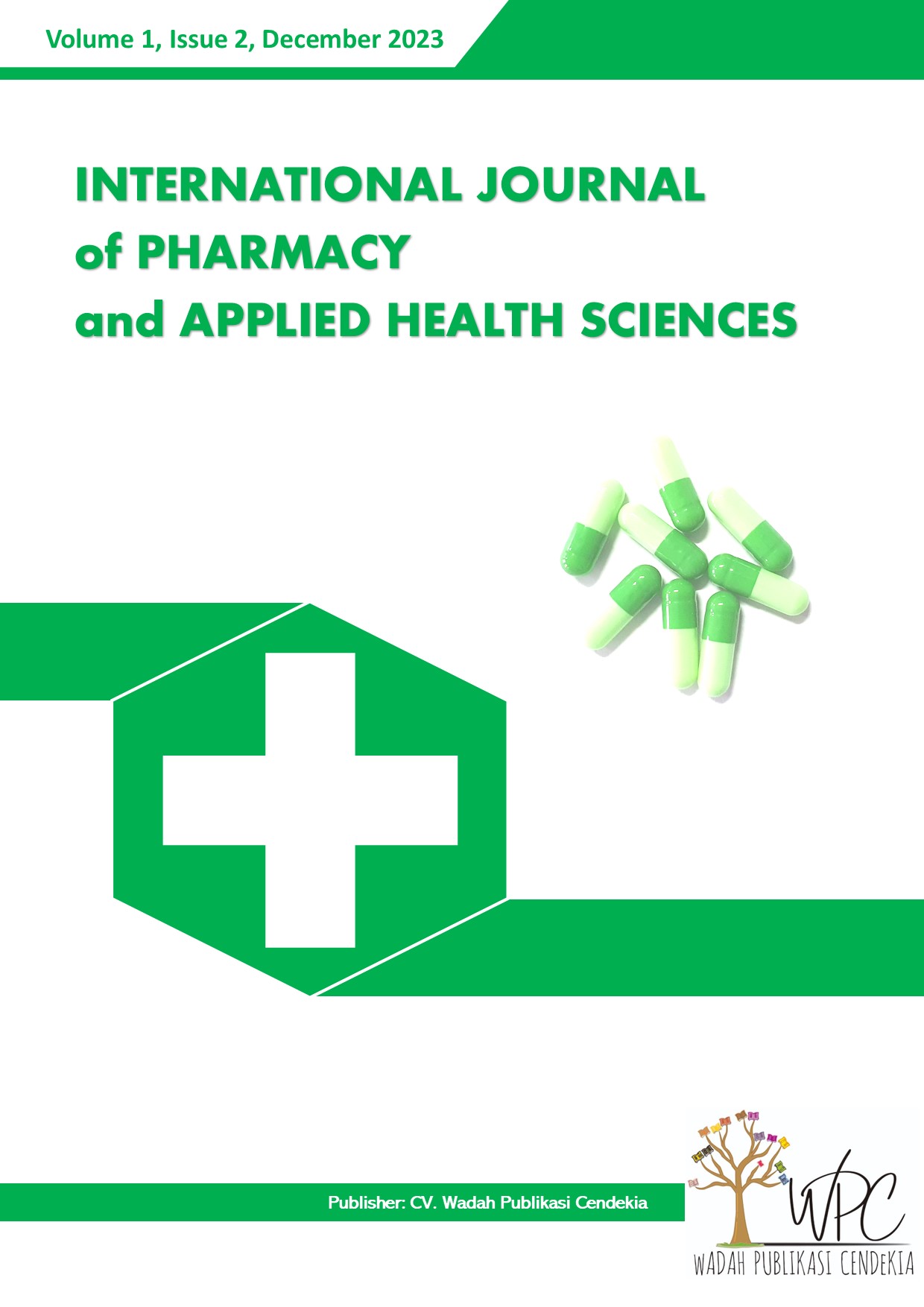 					View Vol. 1 No. 2 (2023): International Journal of Pharmacy and Applied Health Sciences
				
