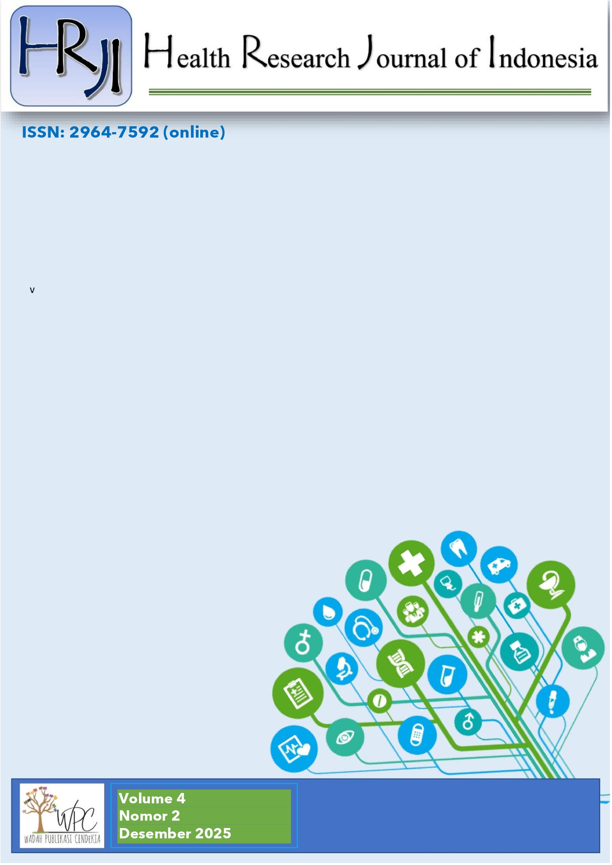 					Lihat Vol 4 No 2 (2026): Health Research Journal of Indonesia
				