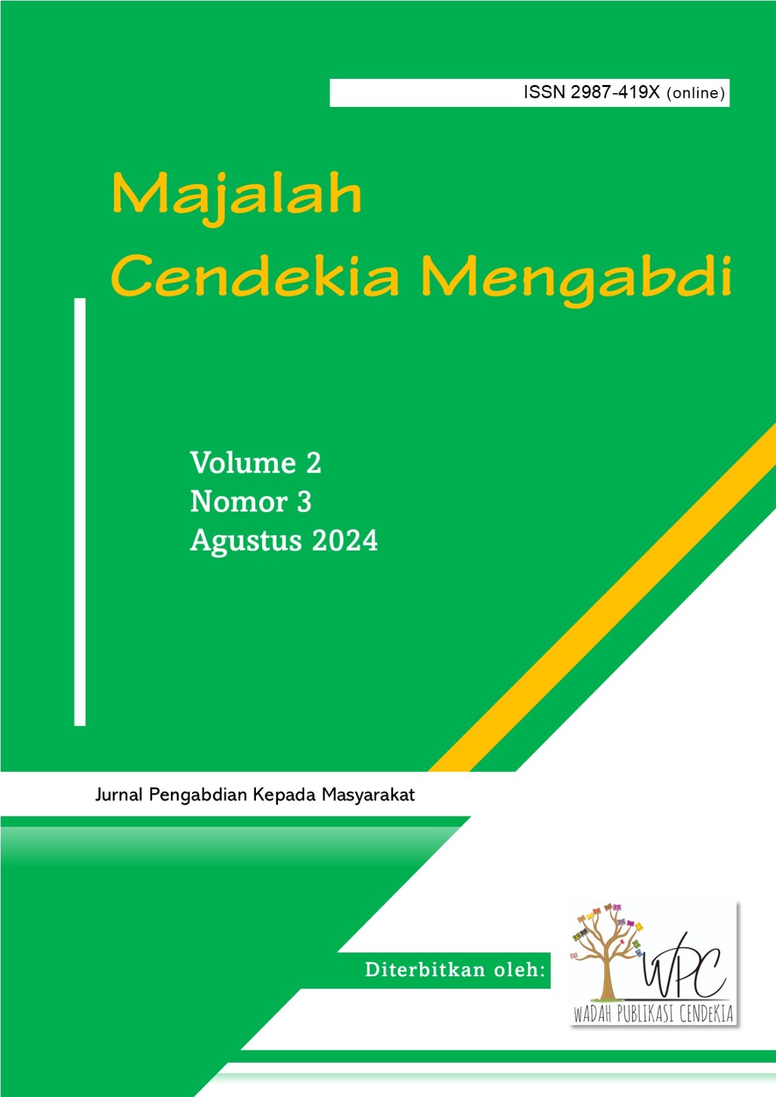 					Lihat Vol 2 No 3 (2024): Majalah Cendekia Mengabdi
				